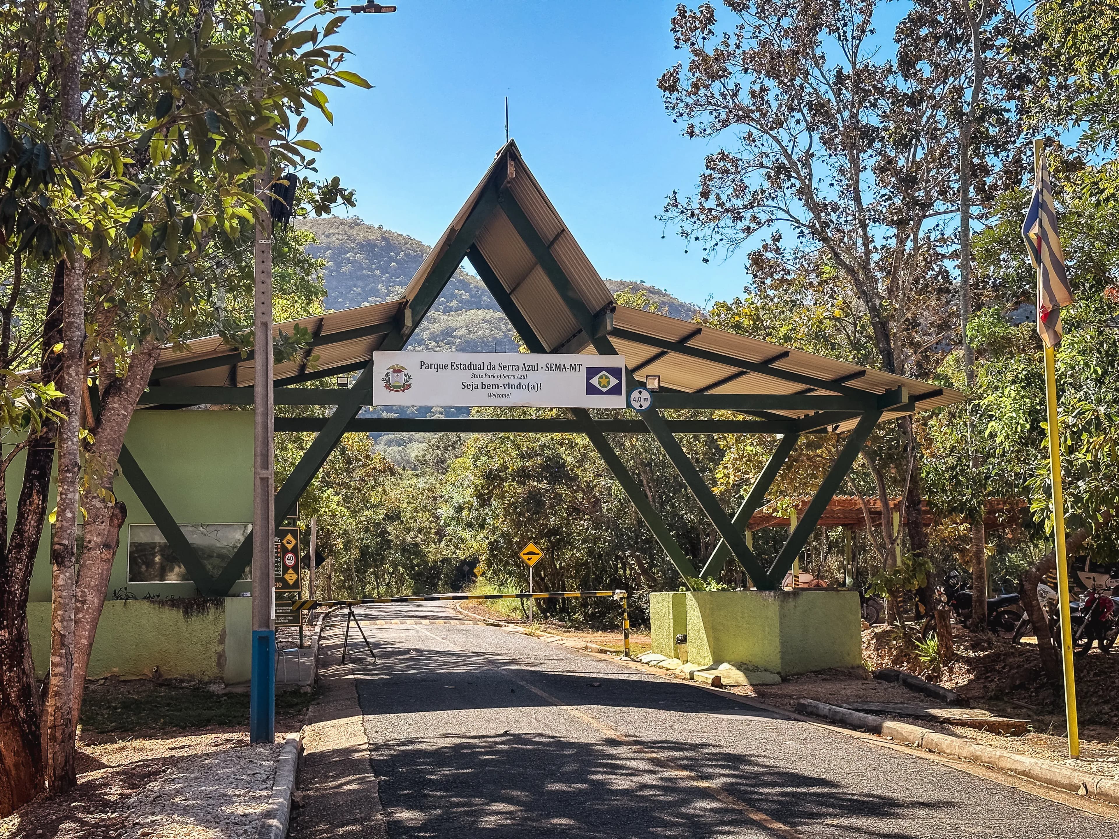 Guarita principal do Parque Estadual Da Serra Azul