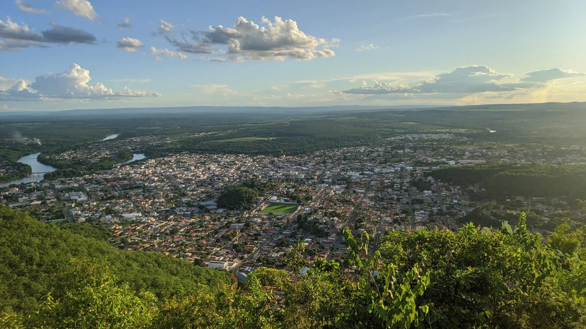 Vista panorâmica de Barra do Garças
